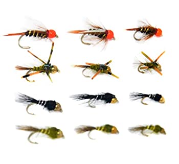 【中古】【インポート品・未当て嵌める】Outdoor Planet All-Time Favourites Trout Assortment Dry Flies/Nymph/Caddis/Mayfly/Attractor/Wet Flies Trout Fly Fishing Flies