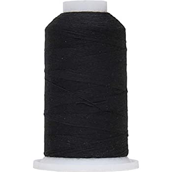 【中古】【輸入品・未使用】Threadart ポリエステル多目的縫糸 - 600m - 50S/3 ブラック THPS102-FMSL
