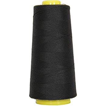 【中古】【輸入品・未使用】Threadart ポリエステルサージェスレッド - 2750ヤード 40/2 - ブラック - 56色展開