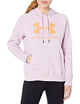 【中古】【輸入品・未使用】Under Armour レディース ライバル フリース スポーツスタイル グラフィックパーカー X-Small ピンク
