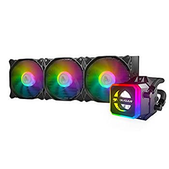 【中古】【インポート品・未当て嵌める】Cougar Helor 中央処理装置 Liquid Cooling with Addressable RGB%ｶﾝﾏ% Core Box v2 and a Remote Controller (360) 141［並行輸入］