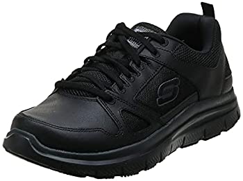 【中古】【輸入品・未使用】Skechers メンズ Flex Advantage Sr ワークシューズ US サイズ: 9 Wide カラー: ブラック|スカイマーケットプラス