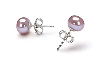 【中古】【輸入品・未使用】PearlsOnly&nbsp;&ndash;&nbsp;6&nbsp;&ndash;&nbsp;7&nbsp;mm AA品質925スターリングシルバー養殖淡水パールピアスペア