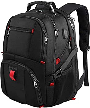 【中古】【輸入品・未使用】[(ヨーレペク} YOREPEK][USB充電ポートトラベルノートパソコンバックパック%ｶﾝﾏ%Black][並行輸入品]