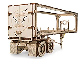 【中古】【輸入品・未使用】Ugears Trailer for Heavy Boy Truck vm-03?self-assembling 3d木製モデル|スカイマーケットプラス