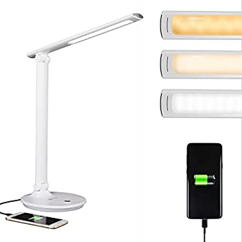 【中古】【輸入品・未使用】OttLite Emerge LEDデスクランプ 2.1A USB充電ポート付き