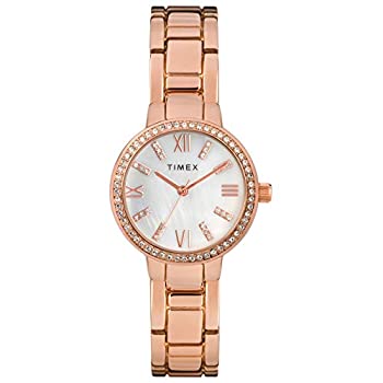 【中古】【輸入品・未使用】Timex レディースドレスアナログ30mmブレスレットウォッチ スワロフスキークリスタル付き ローズゴールド調/MOP。 23,953円