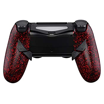新作 大人気 Ps4 コントローラー用 リマッピング機能 背面ボタン付きバックシェル テクスチャードレッド 並行輸入 Fucoa Cl