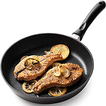 【中古】【インポート品・未当て嵌める】GOURMEX Toughpan IH膳立て用フライパン 黒いこと ノン突っ支い棒上塗り 卵焼きや蔬菜のソテーに至適 11.5inフライパン