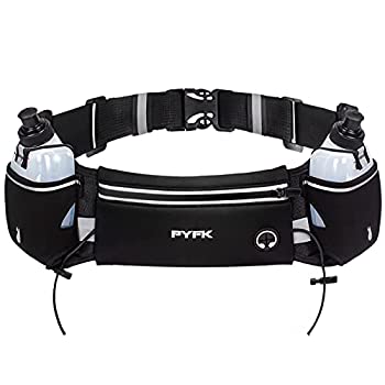 【中古】【輸入品・未使用】PYFK ランニングポーチ ボトル スマホ ウエストポーチ ペットボトル 反射 軽量 ランニング ポーチ マラソン 揺れない 防水 メンズ レディース (B