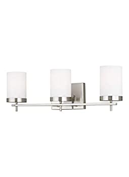 【中古】【輸入品・未使用】Sea Gull Lighting Sea Gull 4490303EN3-962 トランジショナル3ライト壁/浴室 Zireコレクション Pwt、Nckl、B/S、Slvr.仕上げ、ブラッシュドニッ 29,274円