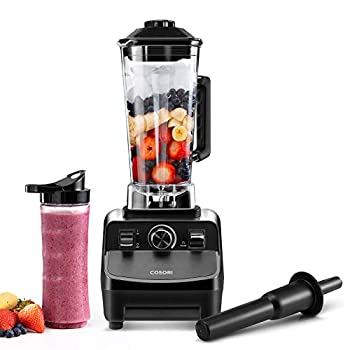 【中古】【インポート品・未当て嵌める】COSORI C900 Pro Countertop Blender for Shakes and Smoothies%ｶﾝﾏ%1400-Watt Base 60薬局衡オンス Pitcher \u0026 20薬局衡オンス Travel Bottle%ｶﾝﾏ% 2-Year Warranty%ｶ