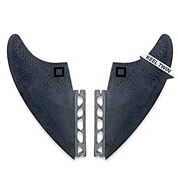 【中古】【輸入品・未使用】Surf Squared Futures ツインキールフィン
