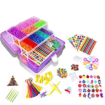 【中古】【輸入品・未使用】Rubber Loom Bands%ｶﾝﾏ% 18800+ Mega Rainbow Rubber Bands Refill Kit for Kids Girl Jewelry Bracelet Weaving DIY Crafting in 35 Colors%ｶﾝﾏ｜スカイマーケットプラス 14,699円