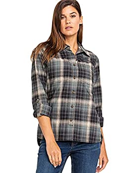 【中古】【輸入品・未使用】Carhartt レディース フェアビュー 格子縞シャツ US サイズ: X-Small カラー: グリーン