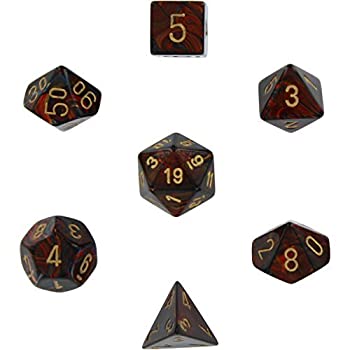 【中古】【輸入品・未使用】Chessex Dice: Polyhedral 7-Die Scarab Dice Set - Blue Blood w/Gold CHX-27419 [並行輸入品]｜スカイマーケットプラス
