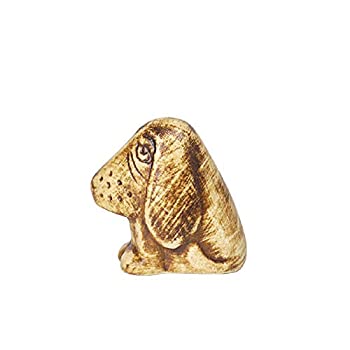 【中古】【輸入品・未使用】［リサラーソン］Lisa Larson 置物 ミニ ズー バセット ブラウン 1320703 リサ・ラーソン [並行輸入品]｜スカイマーケットプラス