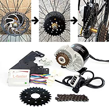 【中古】【輸入品・未使用】24V36V 350 ワット電動マウンテンバイク変換キットカスタマイズ 44 ミリメートルディスクブレーキ用安い変換キット用バイク (36V thumb kit) [並