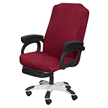 【中古】【輸入品・未使用】SARAFLORA 椅子カバー 4/6/10/100 枚 BGYT-LT-Burgundy