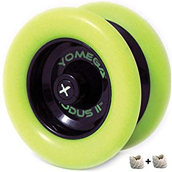 【中古】【輸入品・未使用】Yomega Yomega Xodus II ベアリング ゴムリム 翼型デザイン 子供 中級者 競技用 備用ストリングス2本付き (イエロー)