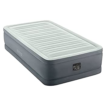 【中古】【輸入品・未使用】[ インテックス ] Intex エアーベッド 電動 プレムエアーワン シングル 64901JB PremAire 1 ペールブルー×グレー エアーマット エアベッド 寝具