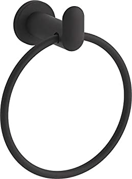 【中古】【輸入品・未使用】KOHLER K97898-BL クミン タオルリング マットブラック