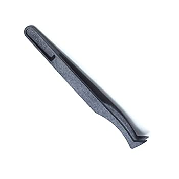【中古】【インポート品・未当て嵌める】Dasunny 10 Pcs Curved Pointed Head Anti-Static Tweezers%ｶﾝﾏ% Carbon Fiber Fine Tweezers%ｶﾝﾏ% 4.5 Inch Length%ｶﾝﾏ% Black
