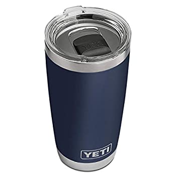 【中古】【輸入品・未使用】YETI イエティ RAMBLER ランブラー 20oz tumbler タンブラー Navy ネイビー [並行輸入品]