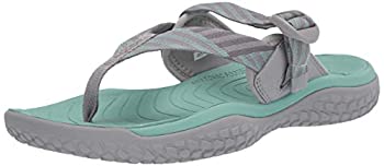 【中古】【インポート品・未当て嵌める】[キーン] サンダル SOLR TOE POST(旧ひな形) レディース LIGHT GRAY/OCEAN WAVE 25.0 珊