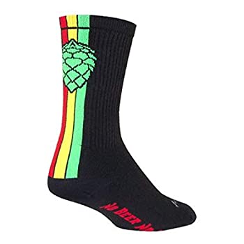 【中古】【輸入品・未使用】SockGuy Hoppyness パフォーマンスクルーソックス SM/MD ブラック