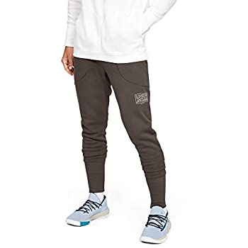 【中古】【インポート品・未当てはめる】Under Armour メンズ 軍事基地伝達ルート フリース ジョガー M 赤銅色
