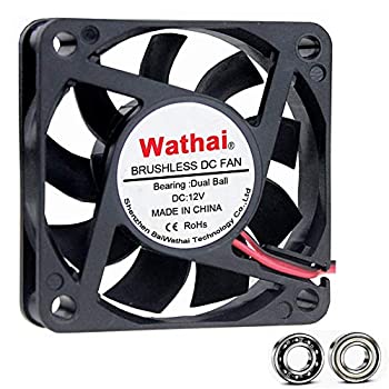 【中古】【インポート品・未当て嵌める】Wathai 60x60x15粍 60粍 12V デュアルどんぶり鉢 2いの一番 弾丸道路 DC エキゾースト冷やかす気違い