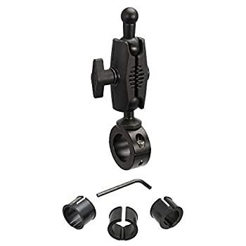 【中古】【輸入品・未使用】Arkon 25mm 頑丈なアルミニウム オートバイ ハンドルバーマウント - 17mm ボール互換 ブラック 小売り