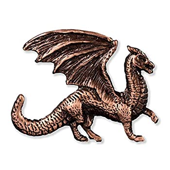 【中古】【輸入品・未使用】ドラゴンウォーキング ピューター ラペルピン ブローチ ジュエリー G009A ブラウン 9,278円