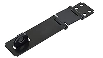 【中古】【輸入品・未使用】QCAA ダブルヒンジ HASP ステープル スチール ブラック 台湾製 1 Pack HASP03-001