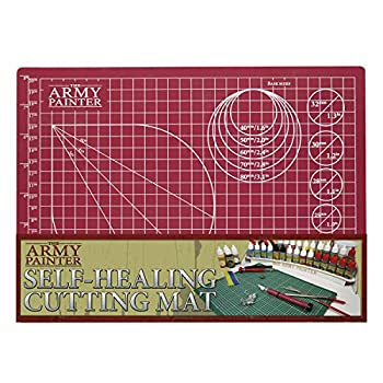 【中古】【インポート品・未当て嵌める】The Army Painter セルフヒーリングカッティングマット 両面PVCノンスリップマット 3層グリッド細密画\u0026モデルカッティングボード A4大きさ