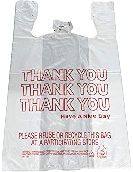 【中古】【輸入品・未使用】Reli Thank You Tシャツバッグ (350枚) (11.5インチ x 6.5インチ x 21インチ) (ホワイト) - 食料品、ショッピングバッグ、レストラン、コンビニ