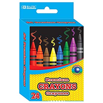 【中古】【インポート品・未当て嵌める】BAZIC Color 割り増し金クレヨン 1 Unit マルチ色つや 2511-EACH