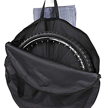 【中古】【輸入品・未使用】Alomejor 自転車ホイールバッグ サイクリング ソフトナイロンホイールキャリーバッグ バイクキャリアホイールバッグ ブラック マウンテンバイク|スカイマーケットプラス