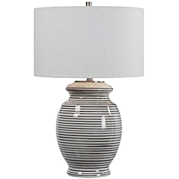 【中古】【インポート品・未当て嵌める】Uttermost Marisa オフテーブルランプ 象牙色