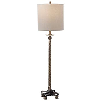 【中古】【輸入品・未使用】Uttermost Parnell インダストリアルビュッフェランプ アンティーク真鍮