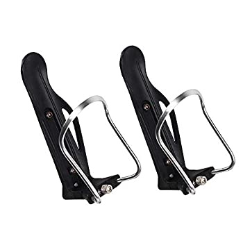 【中古】【輸入品・未使用】Flyup 自転車用ウォーターボトルケージ、自転車用ウォーターボトルフレームホルダー2個、サイズ調整可能アルミ棚