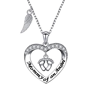 【中古】【輸入品・未使用】スターリングシルバー Mommy of an Angel ネックレス 幼児 子供 紛失 メモリアルジュエリー お悔やみギフト 妊娠 失運 スティルボーン ペンダン 12,492円