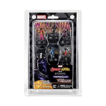 【中古】【輸入品・未使用】WizKids マーベル ヒーロクリックス アベンジャーズ ブラックパンサー イルミナティ ファストフォース