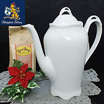 【中古】【インポート品・未当て嵌める】[ケーニックリッヒ テッタウ] ＦＲＧ生年月日の真っ白い食器 コーヒーポット 白いこと (K-0013 RUBIN WH) [並行輸入品]