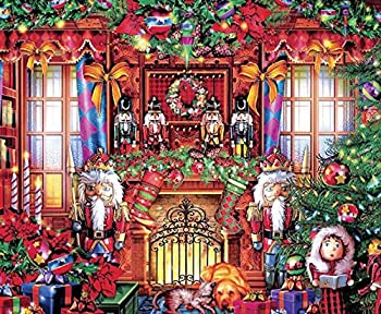 【中古】【輸入品・未使用】クラシッククリスマスフェスティブ 暖炉パズル 1000ピース