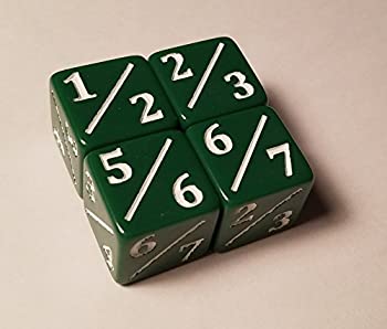 【中古】【輸入品・未使用】4x Tarmogoyf Dice for Magic: The Gathering/CCG MTG/Goyf Dice [並行輸入品]