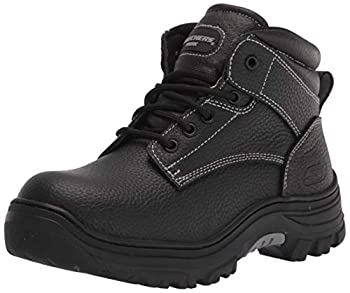 【中古】【インポート品・未当て嵌める】Skechers メンズ バーガンディコンガリー コンガリー コンストラクションシューズ US 大きさ: 10.5 Wide 色つや: 黒いこと