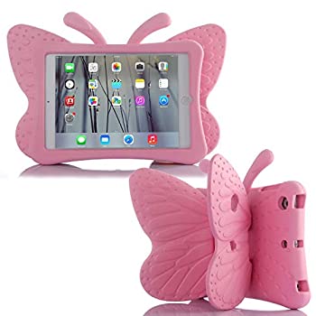 【中古】【輸入品・未使用】Simicoo iPad Pro 9.7 iPad 2018 2017 3D キュートなバタフライケース 子供用 軽量 EVAスタンド 耐衝撃 頑丈 高耐久 子供に優しいタブレットケー