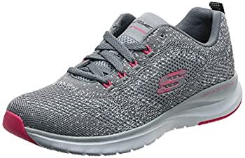 【中古】【輸入品・未使用】Skechers Women's Ultra Groove Sneaker%ｶﾝﾏ% Grey/Hot Pink%ｶﾝﾏ% 11 M US
